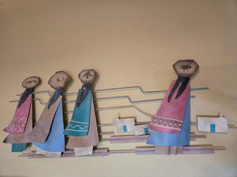 RR3 Southwestern-Style Metal Wall Art
