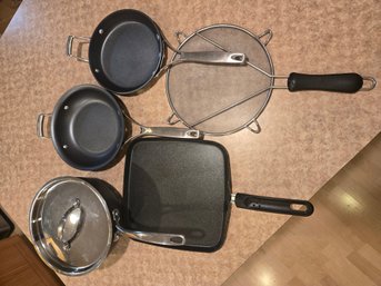 RR2 Nonstick Pots & Pans Collection With Grease Cover