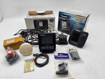 R1 Humminbird 385ci Combo Fishfinder, HDS5 GPS Fish Finder, Socket/Plug, Battery Kill Switch