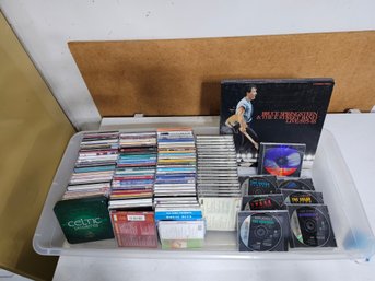 R0 Large CD Lot To Include Bruce Springsteen, Classic Rock Collection, Folk And More