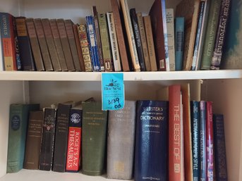 Vintage Books And Dictionaries