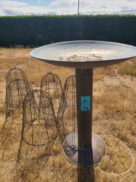 Bird Bath, Outdoor Garden Cages, Floor Mat