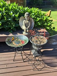 Bird Bath, Garden Decor, Outdoor Flower Pot