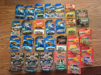 Hotwheels Cars In Original Packaging, Matchbox Cars, Stockrod Cars And M2 Machine Cars