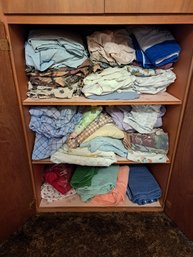 Rm.2. Linens Including Bedding And Bath Towels.