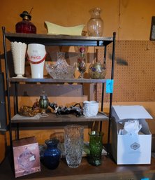 RM 10 Collection Of Crystal, Glass, Vases, Dishes, And Decorative Items