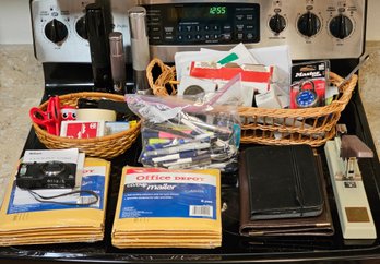 R1 Office Lot To Include Nikon CoolPix S9300, Amazon Kindle 3rd Generation, Safina Stapler, Flashlights