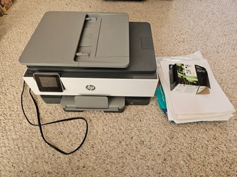 R1 HP OfficeJet 8022e All-In-One Printer With Ink Refills And Paper