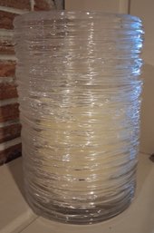 R7 Simon Pearce Ribbed Candle Holder