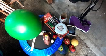 R0 Sports & Fitness Equipment Lot  Balls, Exercise Gear & More