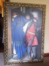 R4 Large Framed Hellelil And Hildebrand Art Print In Ornate Gold-tone Frame. Ready To Hang