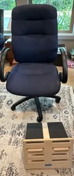 R1 Office Chair And Crooked Human Adjustable Footrest