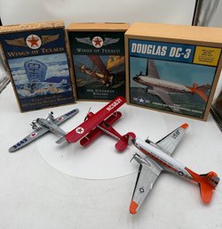 R1 Wings Of Texaco Model Airplanes – Ford Tri-Motor, Stearman Biplane & Douglas DC-3