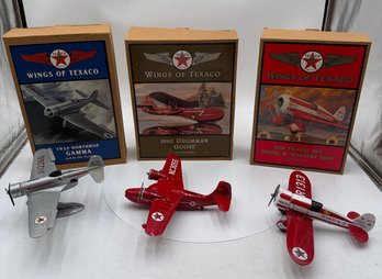R1 Wings Of Texaco Model Airplanes  Northrop Gamma, Grumman Goose & Travel Air Mystery Ship