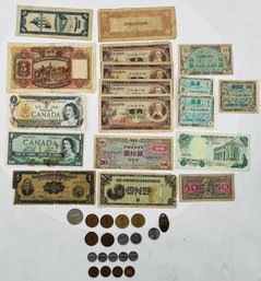 R1 Foreign Coin/banknote Collection