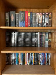 Collection Of DVDs Most New In The Box Of Carious Themes And Titles