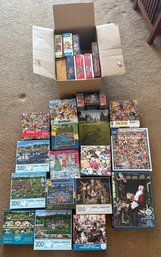 R3 Large Jigsaw Puzzle Collection  Buffalo, Bits & Pieces, Dowdle, Cobble Hill & More