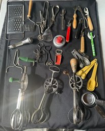 Vintage & Modern Kitchen Tool Collection – Hand Beaters, Openers, Cutters & More