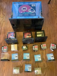 Football Helmet Display Case, Small Display Cases, Baseballs, Some Are Opened