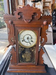 Antique New Haven Clock Co. Hustler / Junior Statesman Mantel Clock