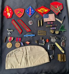 WWII & Mid-Century U.S. Military Medals, Pins, Patches & Memorabilia
