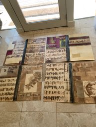 4 Art Piece Hinged Book-type Panels