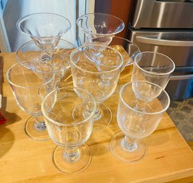 R2  Simon Pearce Essex Collection Glasses Goblet Style 5in 6in 6.5in Rare