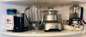 R2 Breville Blender, Cuisinart Mini Prep Plus, Braun Blender, Krups Coffee Grinder, Milk Frother