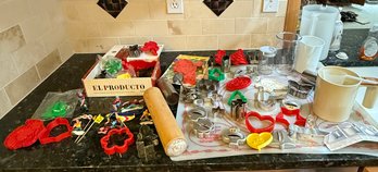 R2 Collection Of Cookie Cutters, Battery Operated Sifter, Measuring Cups, Placemats