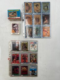 R1 Topps Desert Storm Cards, Coors Collectors Cards, NFL Pro Set Super Bowl Cards And True Crime Series
