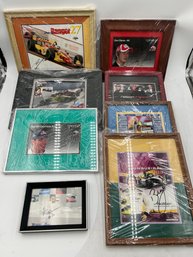 R1 Framed Racing Memorabilia All Signed.  Robert Dornbos, Nelson Philippe, Andrew Ranger And More