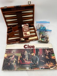 R2 Backgammon, Clue & LEGO Game Collection