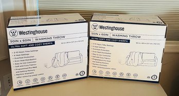 R4 Westinghouse Heated Throw Blanket Electric Blanket Throw  50x60 Inch