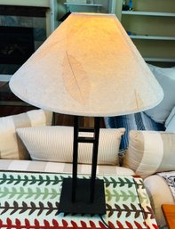 R1 Table Top Lamp 2ft Tall Leaf Lampshade