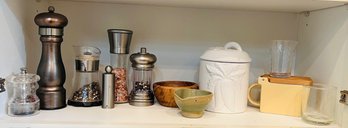 R1 Salt & Pepper Grinders, Sugar Bowl With Lid