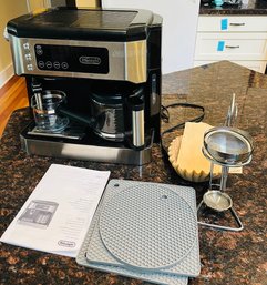 R1  DeLonghi All-in-One Coffee Maker Model COM53X Espresso