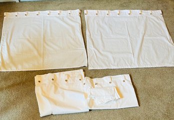 R1 Set Of (4) Nautica Curtain Panels 40X40 Each