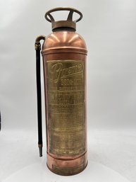 R2 Vintage Pyrene Copper Soda-Acid Fire Extinguisher