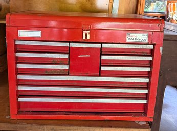 R0 Craftsman Toolbox With Tools Included 19in H 26in W 12in L