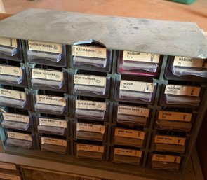 2 Toolbox Organizers, Power Painter, Black & Decker Jigsaw, Assorted Tools, Craftsman Doweling Jig,