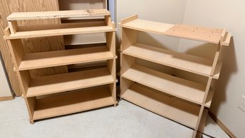 RR5 Two Home Made Built Shelving Units