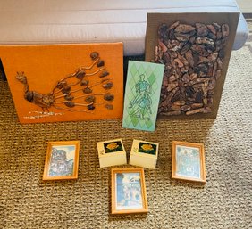 R12 Eight Pieces Of Artwork, Some Handmade