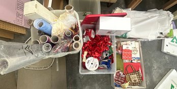 R0 Assorted Gift Wrapping Supplies – Ribbon, Paper, Bags & Cards