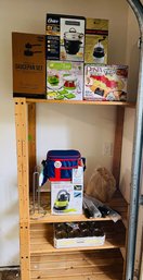 R0 Kitchen Gadgets Super Slicer, Knife Block, Canning Jar, Vacuum Cleaner, Pots, Pasta, Rice Steamer