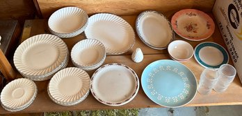 Rm10 Variety Of Dishes To Include Plates, Bowls And Glasses, Some Part Of An Incomplete Set