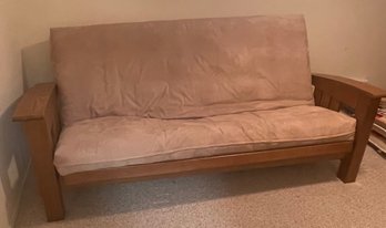 R4 Double Sized Futon Will Need To Be Disassembled Before Removing From Room/home.