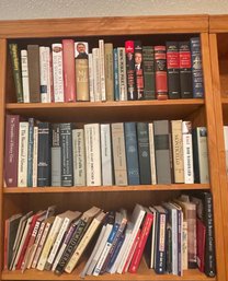 R4 Three Shelves Of Books In Various Themes And Authors