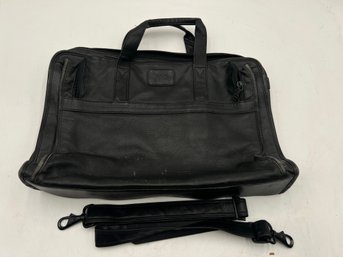 R1 Tumi Soft Sided Leather Briefcase With Strap
