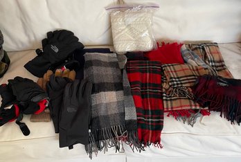 R1 Collection Of Scarves And Winter Gloves