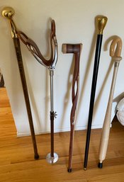 R1 Collection Of Canes And One Crutch